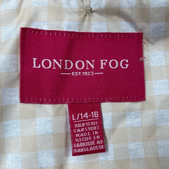 London Fog Jacket (Girls) - Picture 4 of 6